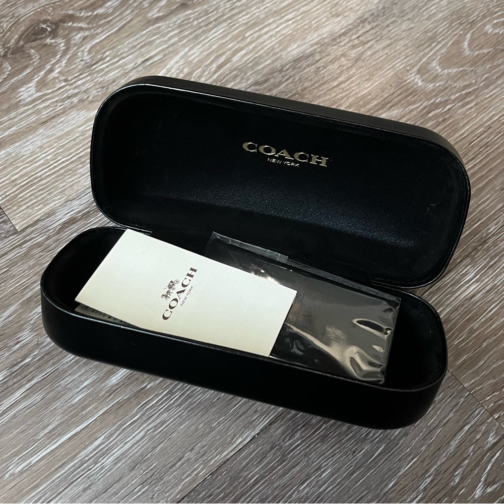 Coach Oversized Hard Case for Sunglasses Black